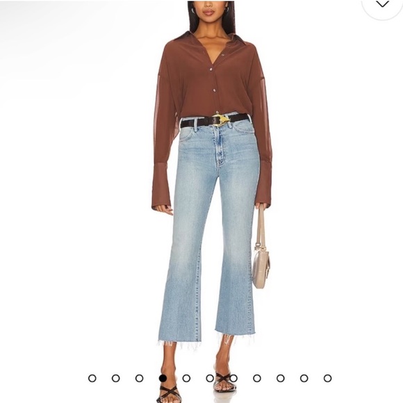 MOTHER Denim - MOTHER SUPERIOR The Hustler Ankle Fray in Home On The Range